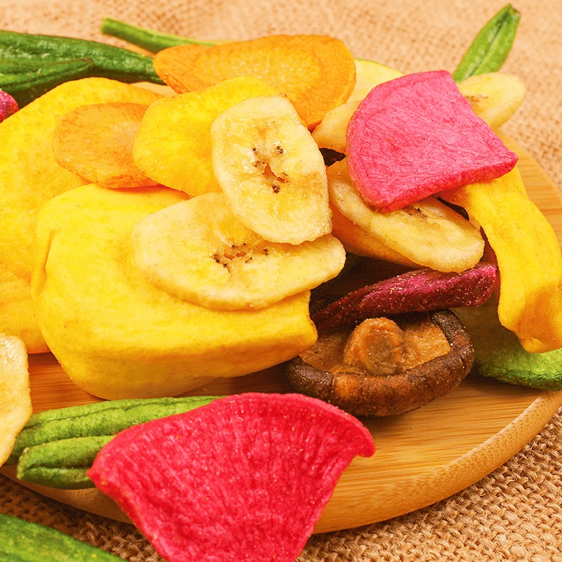 Bulk Wholesale FD And Vacuum Fried Mixed Fruit And Vegetable Slices factory